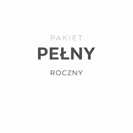 Pakiet pełny - roczny